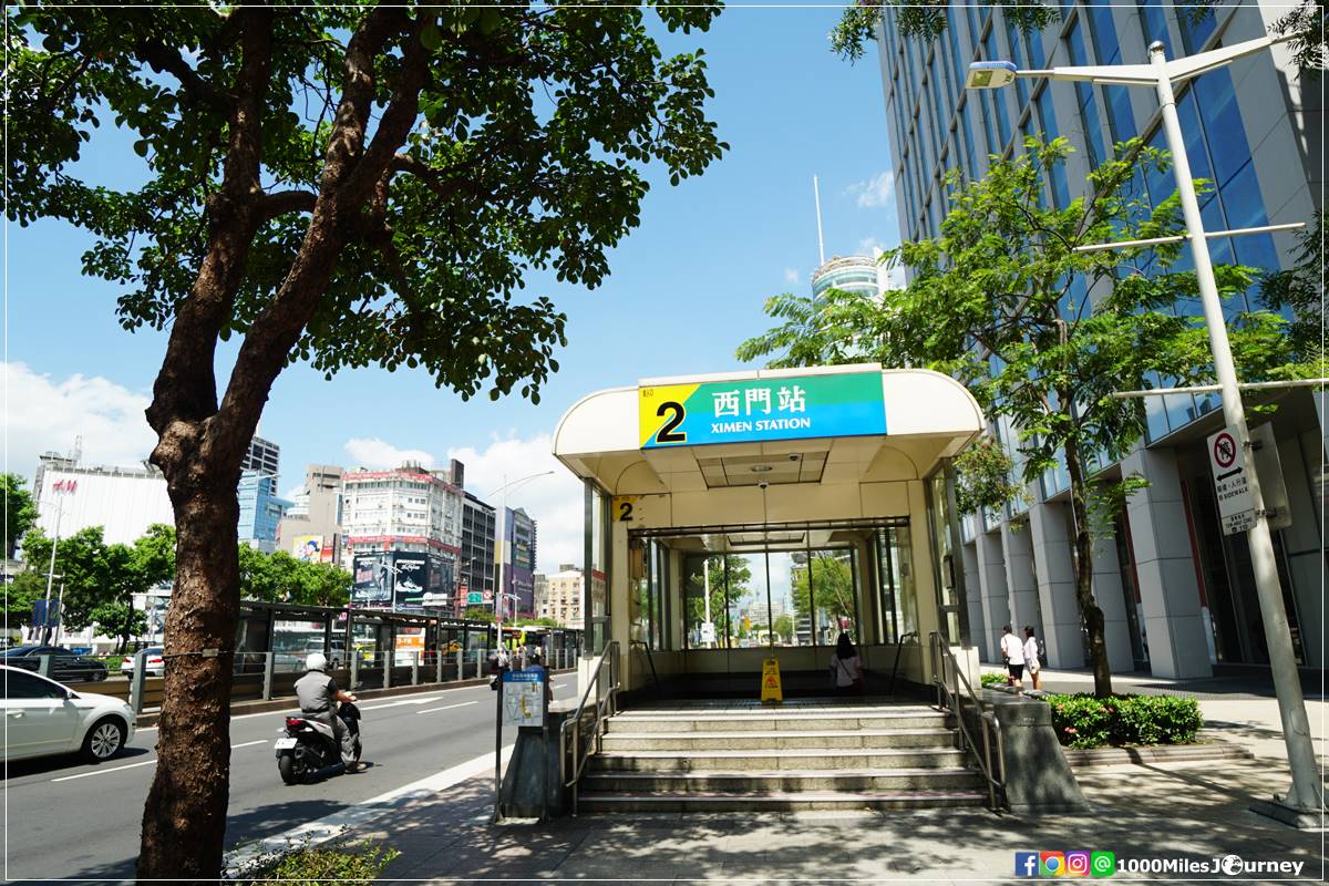 MRT Ximen Exit 2 - All About Taiwan เที่ยวไต้หวันง่ายมาก